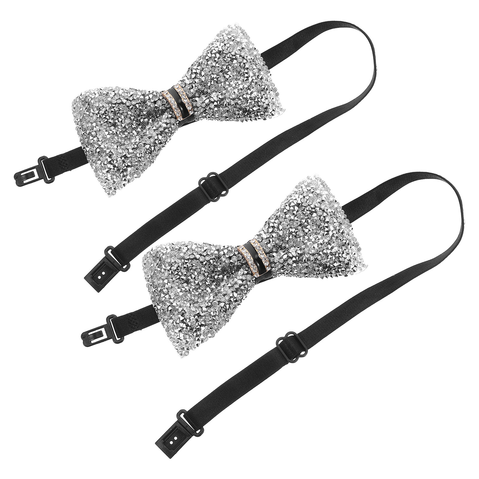 2Pcs Children Bow Tie Glitter  - Bow Tie Pre Tied recensione e prezzo