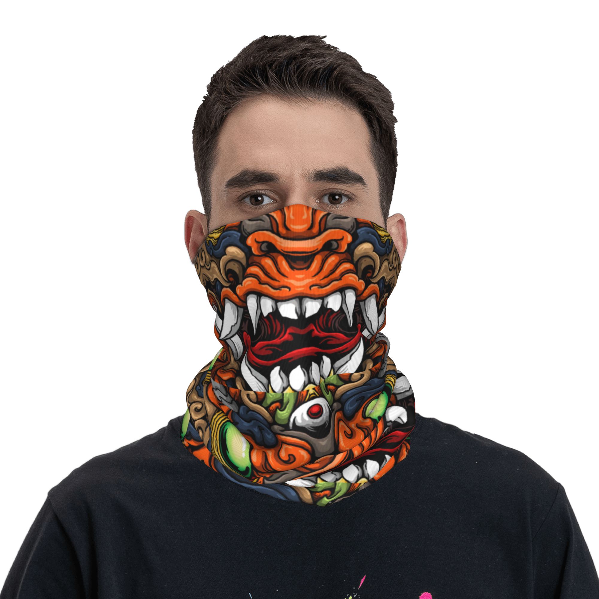 Custom Samurai Demon Oni Winte - Neck Warmer Tube recensione e prezzo