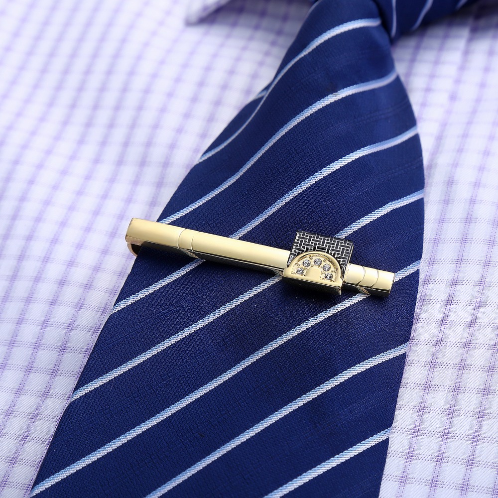 Gold Tone Cufflinks Tie Bar Se - Tie Bar Set Gift recensione e prezzo
