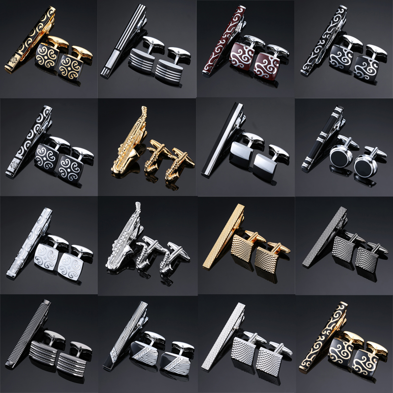 High Quality Cuff links neckti - Tie Bar Set Gift recensione e prezzo