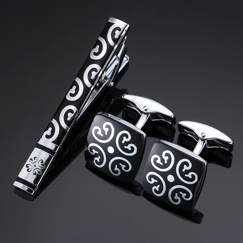 High Quality Cuff links neckti - Tie Bar Set Gift recensione e prezzo