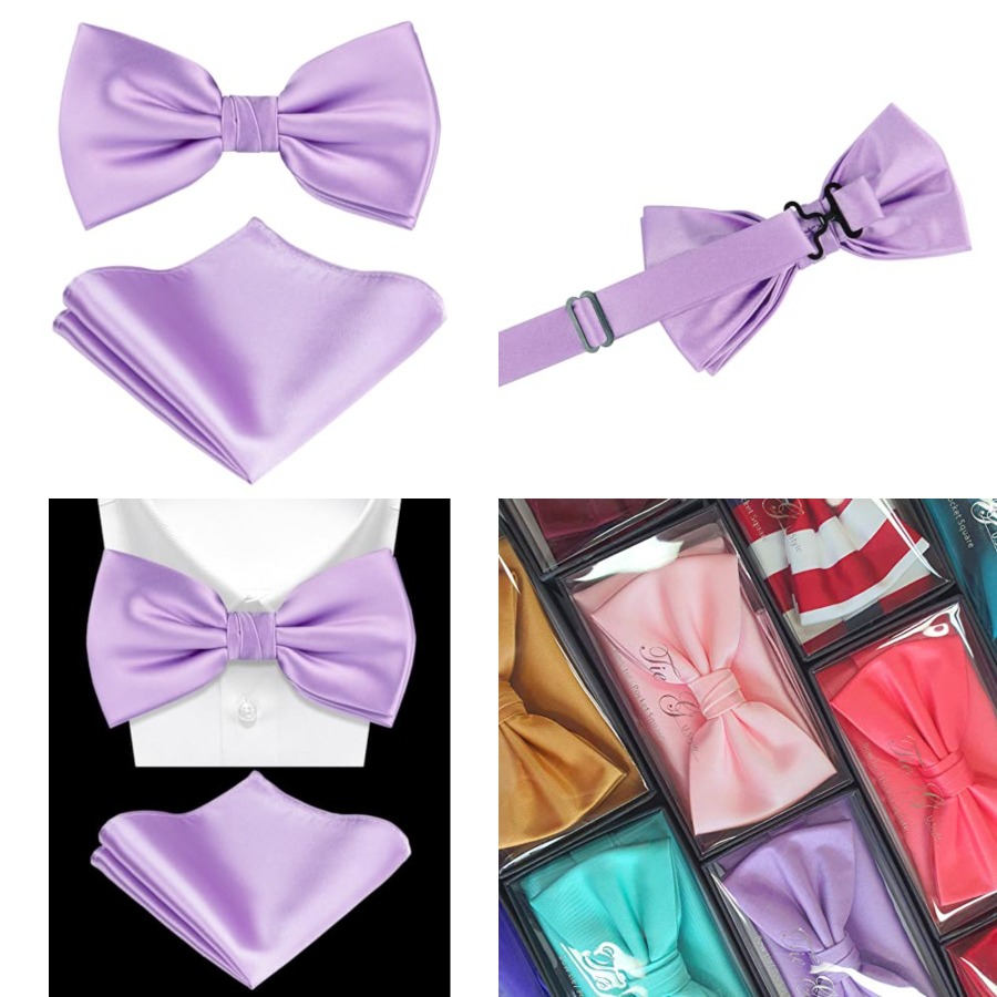 Solid Color Pre-tied Bow Tie a - Bow Tie Pre Tied recensione e prezzo