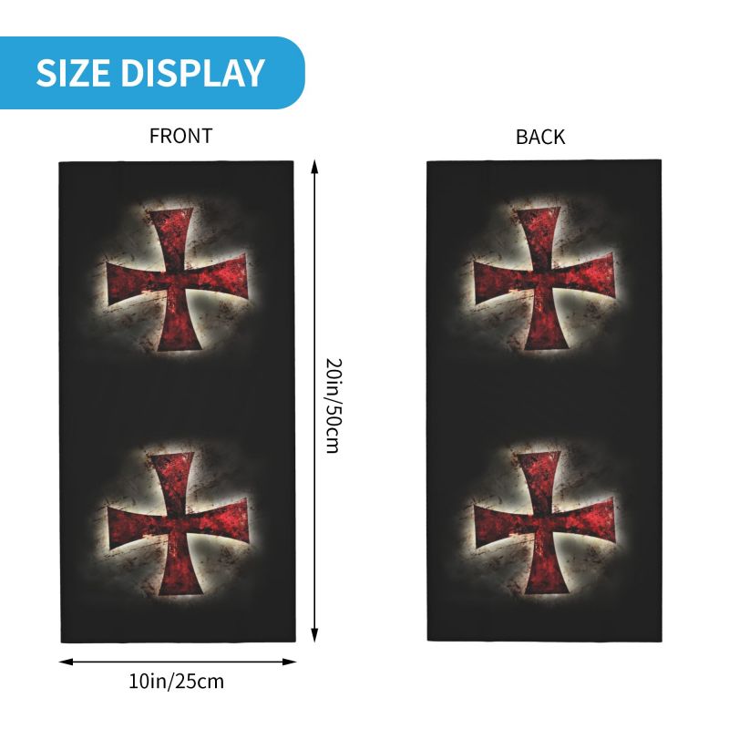 Custom Knights Templar Flag Ba - Neck Warmer Tube recensione e prezzo